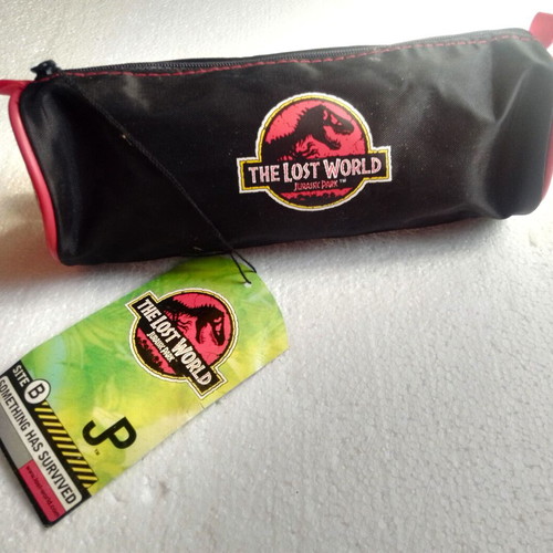 The Lost World Jurassic Park TM 1997 fabric pencil case new