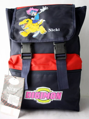 Vintage 1999 Digimon school bag Nicki new with tag