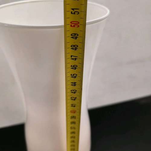 BICOLORE vase beige with glossy finish like new