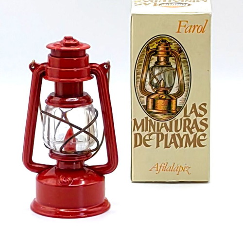 Play Me Miniature Pencil Sharpener Retro Red Lantern New