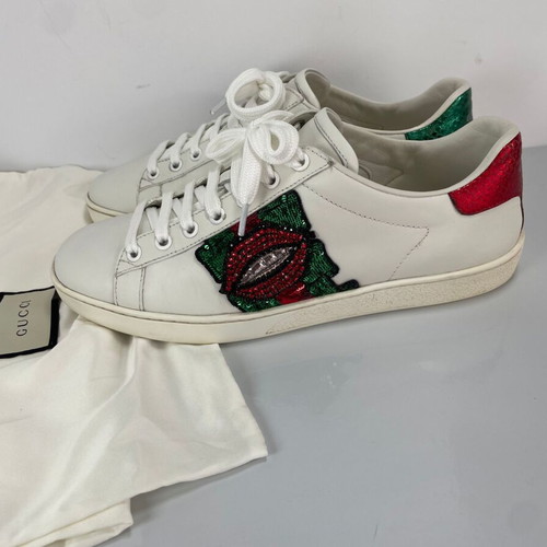 Gucci Ace leather sneakers very good condition, size 39-39.5, white