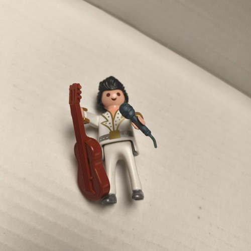Elvis Presley Playmobil with microphone and guitar like new