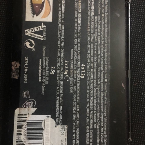 Technic makeup palette for face and eyes like new