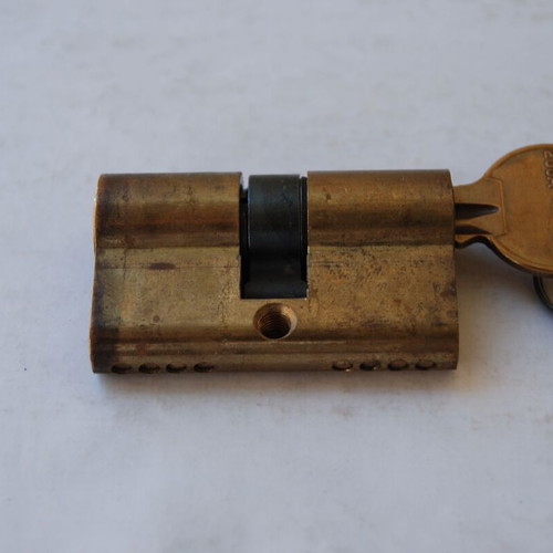 Domus lock cylinder used, with one key, length 5.4 cm
