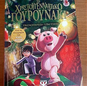 Ελληνικο βιβλιο το χριστουγεννιάτικο γουρουνακι απο τημ συγγραφεα του χαρι ποτερ