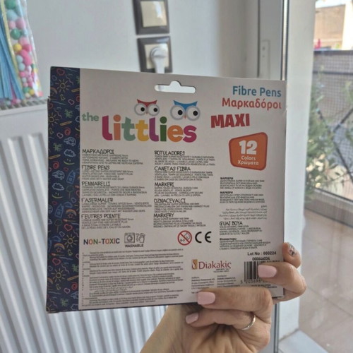 Markers used, pack of 12 washable thick