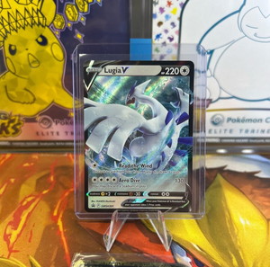 Pokemon card Lugia V holographic promo