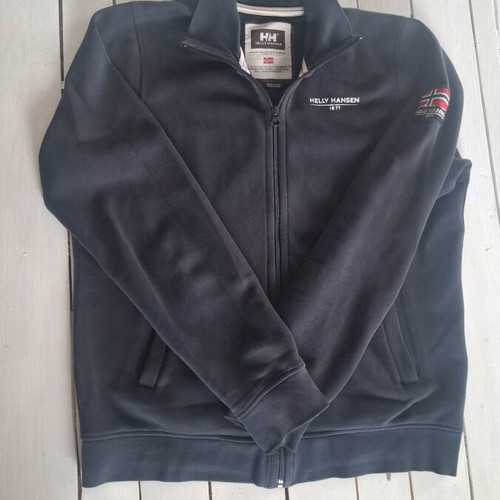 Helly Hansen fleece with zipper blue size Medium used