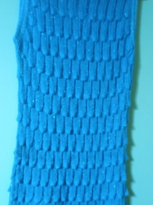 Knitted dress blue size M like new