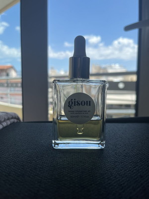 Gisou Honey Infused Hair Oil 50ml used, approx. 20ml left