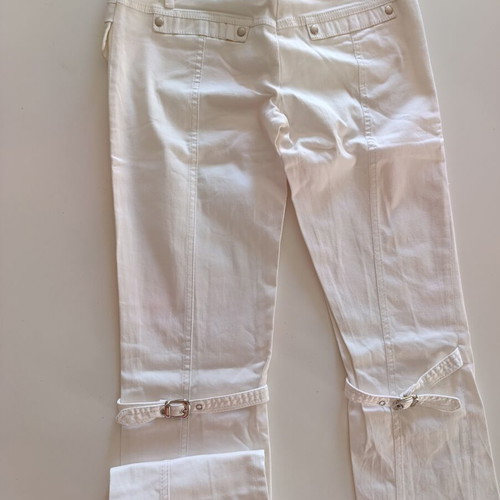 Le Group Woman White Summer Pants XS like new, elastic