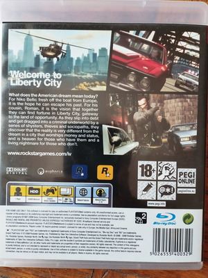 Grand Theft Auto IV PS3 παιχνίδι μεταχειρισμένο, πλήρες