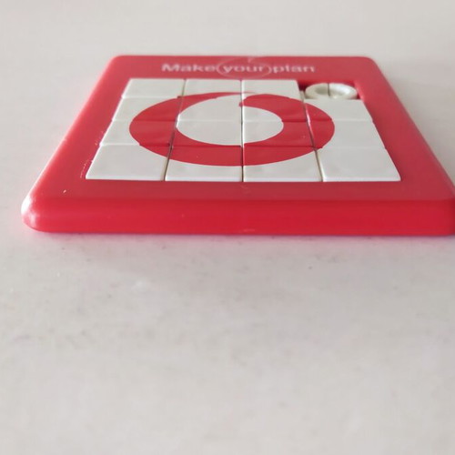 Plastic sliding puzzle game Vodafone like new