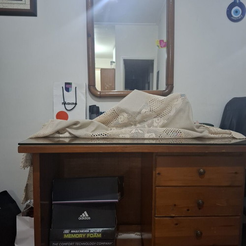 Solid wood desk