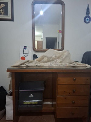 Solid wood desk