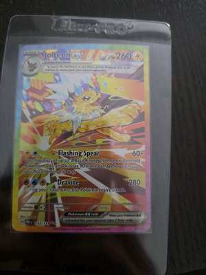 Jolteon ex Prismatic evolutions Pokemon card new