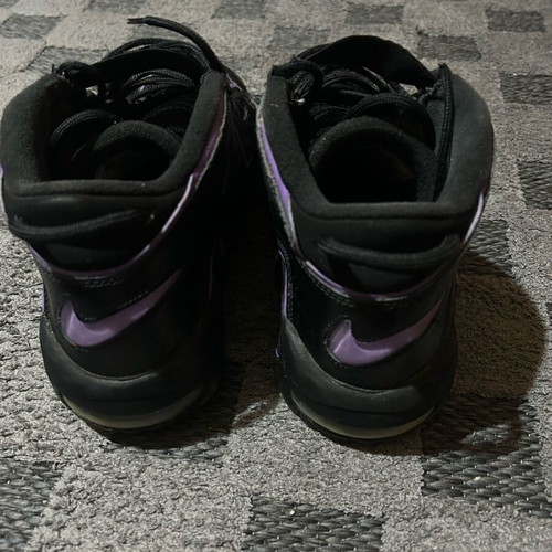 Nike Air More Uptempo used, black and purple, size 44