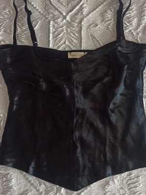 Rebecca Blu satin lingerie top like new, black, size L