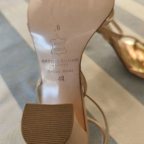 Artisti Romani Athens leather sandals new, size 40
