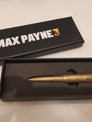Max Payne 3 bullet pen with case like new