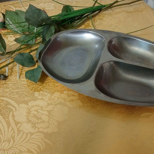 Vianoch Franke Inox 18/8 Oval Serving Platter for Nuts Like New