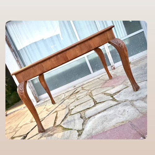 Extendable solid wood table refurbished over 2.20m length