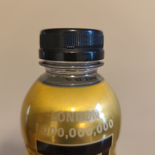 Prime Gold London 1 Billion Limited Edition bottle