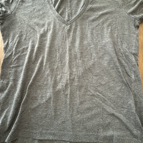 Zara T-shirt small grey V-neck