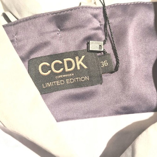 CCDK Donna Karan purple silk lingerie-style top size 36 medium