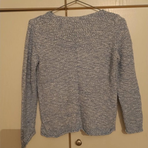 Leone long-sleeve blouse like new, blue, size M
