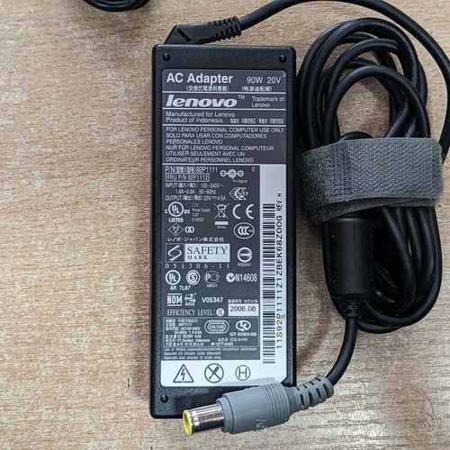 Original Lenovo chargers used, 45W, 65W, 90W, 135W, 230W