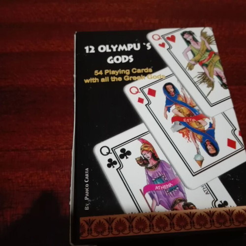 Playing cards 12 gods of Olympus like new