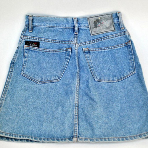 Fiorucci Denim Mini Skirt used, blue Y2K size 29