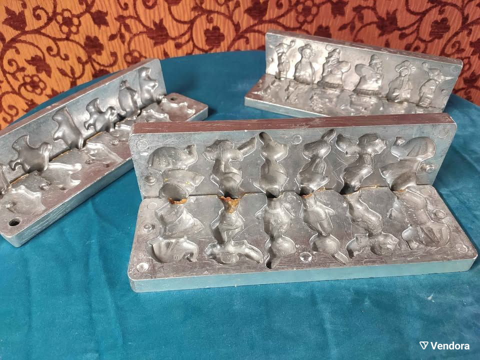 VINTAGE 3D Φόρμες για γλειφιτζούρια, καραμέλες, σοκολάτες
