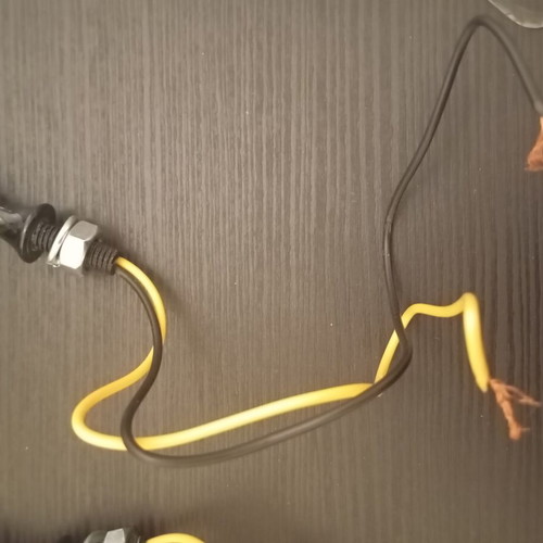 Motorcycle turn signals new, not LED
