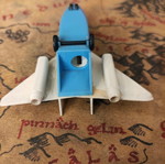 Vintage airplane sharpener used