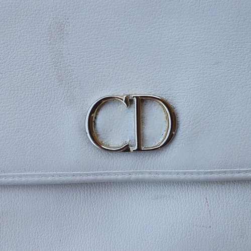 Dior clutch bag, white, fits iPad mini
