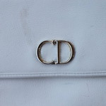Dior clutch bag, white, fits iPad mini