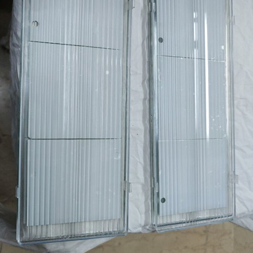 Plastic exit signs, 2 pieces, like new