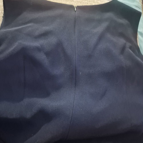 Dress and Bolero jacket new, dark navy blue with sequins and embroidery