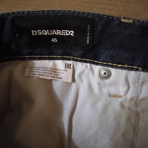 Dsquared2 jeans pants, size 46, blue, almost unworn