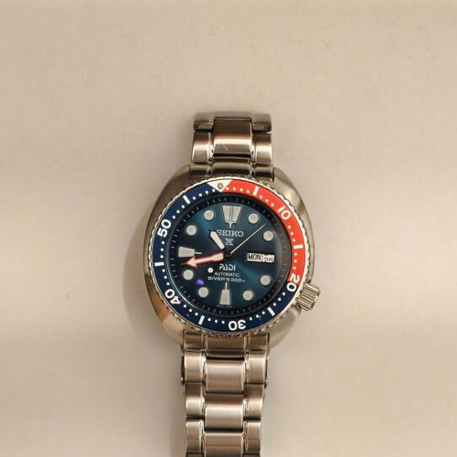 Seiko Turtle Padi Mod watch used, automatic stainless steel