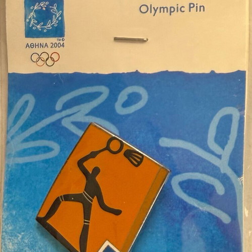 Badminton Olympic Pin Athens 2004 new, collectible
