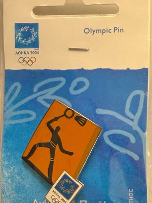 Badminton Olympic Pin Athens 2004 new, collectible
