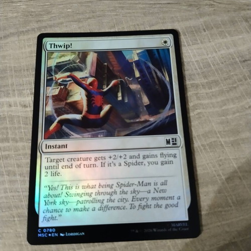 Magic the Gathering Thwip! foil card