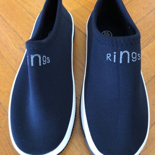 Blue neoprene non-slip shoes size 35 new