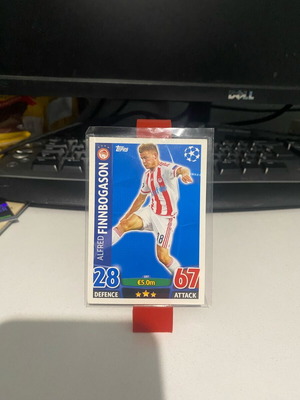 Alfred Finboganson Olympiacos 2015 player card like new, rare