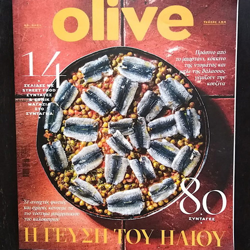 Olive magazines issues 107 and 154, The best Sarakostiana, Real taste & style like new