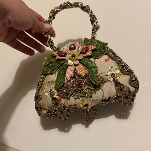 Floral clutch like new, multicolored handbag