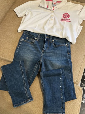 Franklin Marshall blouse M and Liu Jo jeans small like new